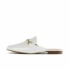 RAID Nancy Flat Mule In White Croc
