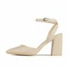 RAID Neima Block Heel Pumps In Nude