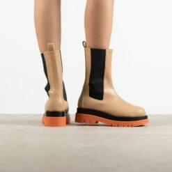 RAID Neville Chunky Boot In Camel -Raid London Sales Store Neville2