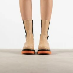 RAID Neville Chunky Boot In Camel -Raid London Sales Store Neville3