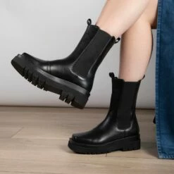 RAID Newport Ankle Boot In Black -Raid London Sales Store Newport Black 4