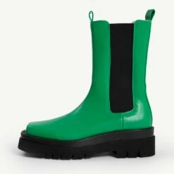 RAID Newport Ankle Boot In Green -Raid London Sales Store Newport Green 1