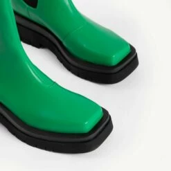 RAID Newport Ankle Boot In Green -Raid London Sales Store Newport Green 6