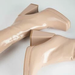 RAID Rosie Long Boot In Nude -Raid London Sales Store Nude 2