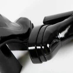 RAID Oriel Block Heeled Long Boot In Black -Raid London Sales Store Oriel Black 5