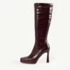 RAID Ozelia Long Boot In Burgundy