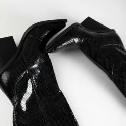 RAID Portland Long Boot In Black Snake -Raid London Sales Store Portland Black 4