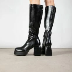 RAID Raewyn Long Boot In Black -Raid London Sales Store Raewyn Black 3