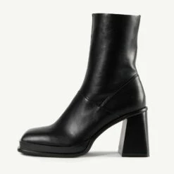 RAID Raffety Block Heeled Ankle Boot In Black