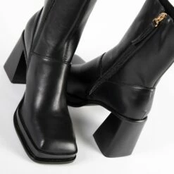 RAID Raffety Block Heeled Ankle Boot In Black -Raid London Sales Store Raffety Black 5
