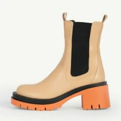 RAID Region Ankle Boot In Camel -Raid London Sales Store Region Camel Orange 4