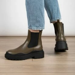 RAID Reyan Ankle Boot In Khaki -Raid London Sales Store Reyan Khaki 4