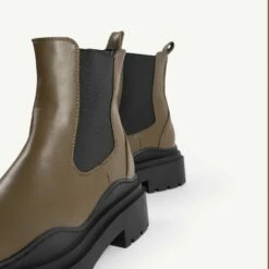 RAID Reyan Ankle Boot In Khaki -Raid London Sales Store Reyan Khaki 6