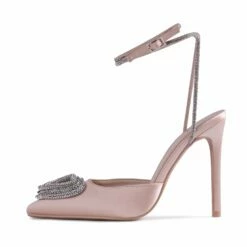 RAID Roana Stiletto Pump In Champagne Satin -Raid London Sales Store Roana Champagne 5 f643b946 3060 497d 87c6 0a56d129eae4