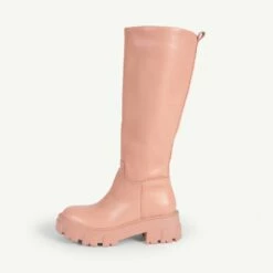 RAID Ryder Chunky Long Boot In Pink -Raid London Sales Store Ryder Pink 4