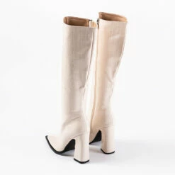RAID Sphere Long Boot In Nude Croc -Raid London Sales Store SPHERE white 4 803b8b4d 948c 4011 b50b 127de471ca35