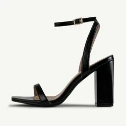RAID Sabina Block Heeled Sandal In Black -Raid London Sales Store Sabina Black 5