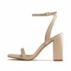 RAID Sabina Block Heeled Sandal In Nude