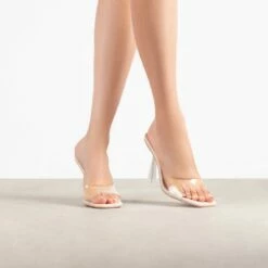 RAID Sailor Heeled Mule In Nude -Raid London Sales Store Sailor Nude 1