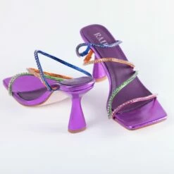 RAID Seanna Heeled Mule In Purple -Raid London Sales Store Seana Purple 4