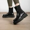 RAID Shelah Chunky Ankle Boot In Black