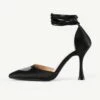 RAID Sidney Heeled Pump In Black Satin -Raid London Sales Store Sidney Black 5