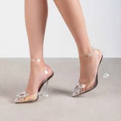 BEBO Sterling Barely There Heel In Black