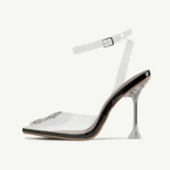 BEBO Sterling Barely There Heel In Black -Raid London Sales Store Sterling Black 5