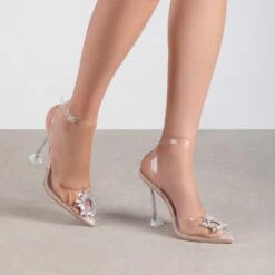 BEBO Sterling Barely There Heel In Nude