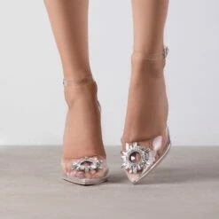 BEBO Sterling Barely There Heel In Silver -Raid London Sales Store Sterling Silver 3