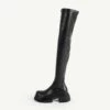 RAID Stevie Chunky Long Boot In Black -Raid London Sales Store Stevie Black 4