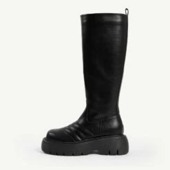 RAID Sylvie Chunky Long Boot In Black -Raid London Sales Store Sylvie Black 1