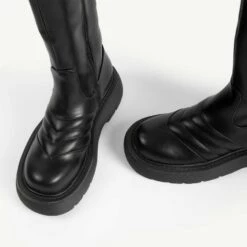 RAID Sylvie Chunky Long Boot In Black -Raid London Sales Store Sylvie Black 6