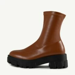 RAID Tackle Chunky Ankle Boot In Tan