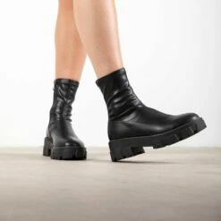 RAID Tackle Chunky Ankle Boot In Black -Raid London Sales Store Tackle Black 1