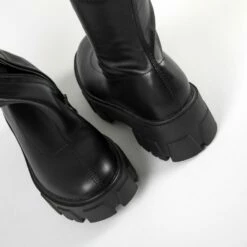 RAID Tackle Chunky Ankle Boot In Black -Raid London Sales Store Tackle Black 4