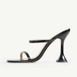 RAID Treesa Heeled Mule In Black -Raid London Sales Store Treesa Black 4