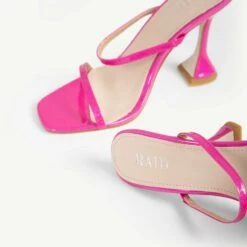 RAID Treesa Heeled Mule In Pink -Raid London Sales Store Treesa Pink 5