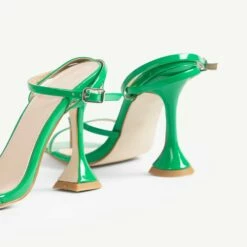 RAID Trevia Heeled Sandal In Green -Raid London Sales Store Trevia Green 5