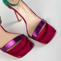 RAID Tysha Heeled Sandal In Pink Multi -Raid London Sales Store Tysha Multi 4