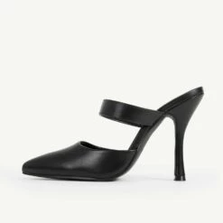 RAID Valentina Pointed Toe Mule In Black -Raid London Sales Store Valentina Black 4