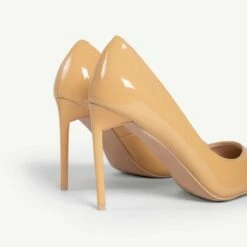 RAID Antix Wide Fit Court Heel In Nude -Raid London Sales Store WF Antix Nude 5