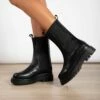 RAID Kendall Wide Fit Ankle Boot In Black -Raid London Sales Store WF Kendall Black 2