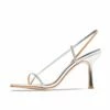 RAID Wendy Sandal In Silver -Raid London Sales Store Wendy Silver
