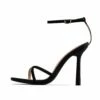RAID Willia Heeled Sandal In Black Glitter