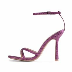 RAID Willia Heeled Sandal In Pink Glitter