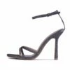 RAID Willia Heeled Sandal In Silver Glitter