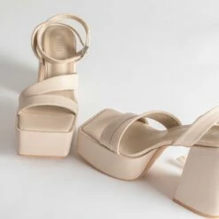 RAID Zaina Platform Sandal In Nude -Raid London Sales Store Zaina Nude 5