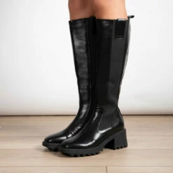 RAID Annabel Long Boot In Black -Raid London Sales Store annabel black 7