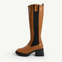 RAID Annabel Long Boot In Tan -Raid London Sales Store annabel tan 1